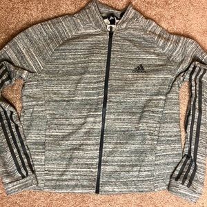 🆕 SZ large grey Adidas track jacket